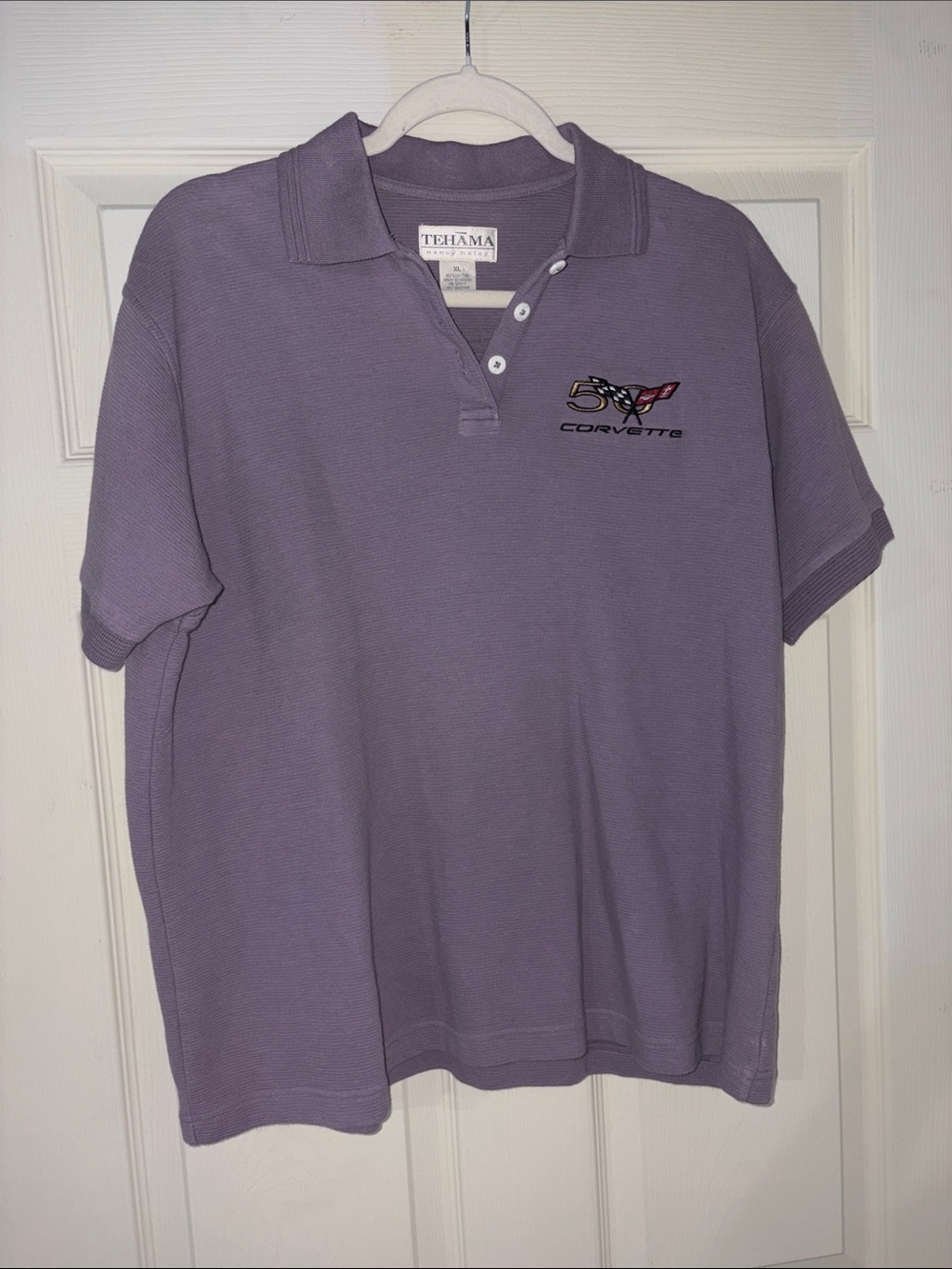 TEHAMA Men's Lavender Corvette Polo Shirt